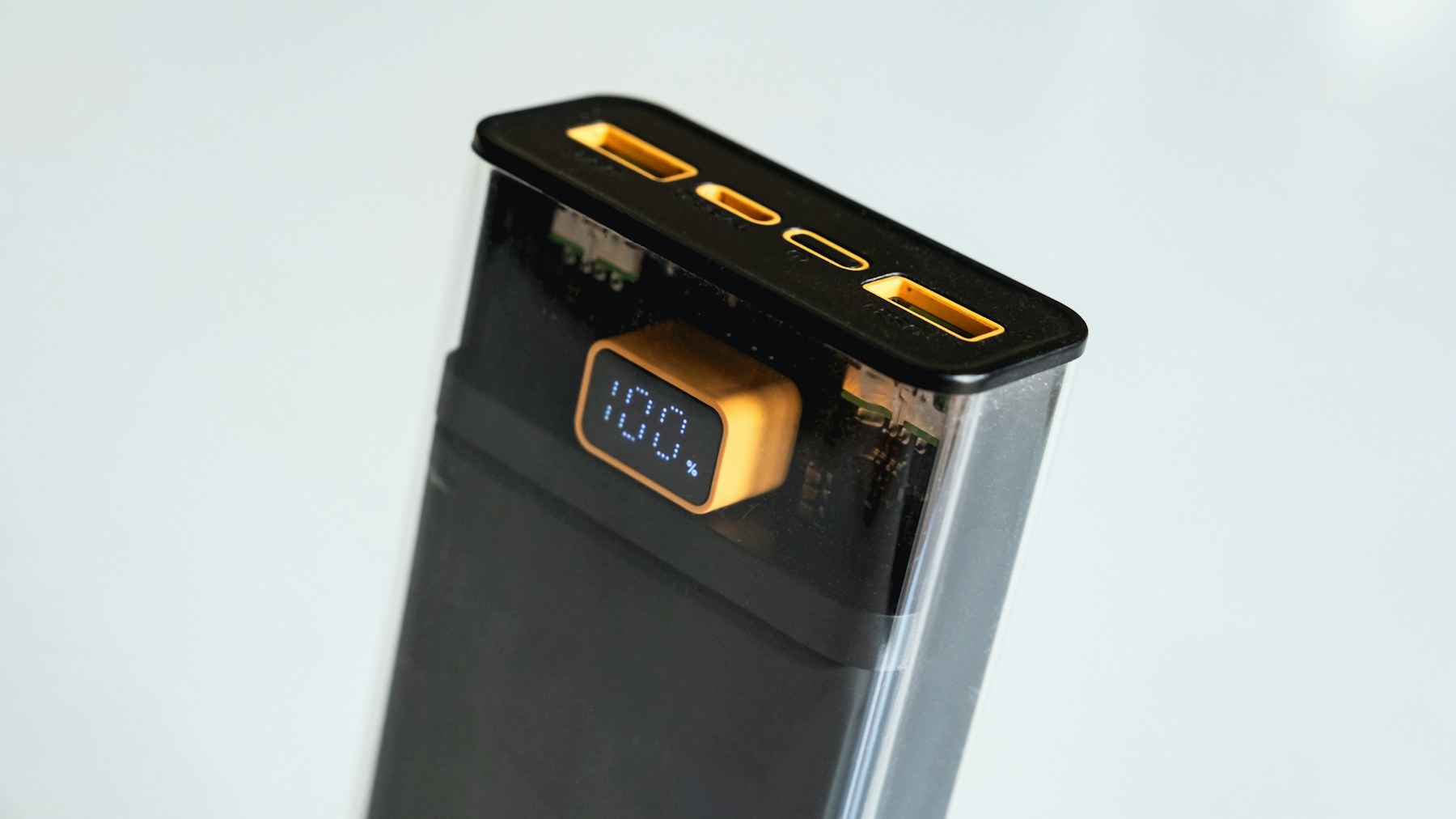 Portable power bank with multiple charging ports